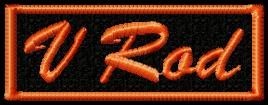 V ROD  BIKER PATCH