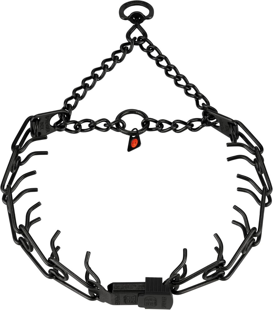 Versatile Black Dog Training Collar with ClicLock for Safe Behavior Control