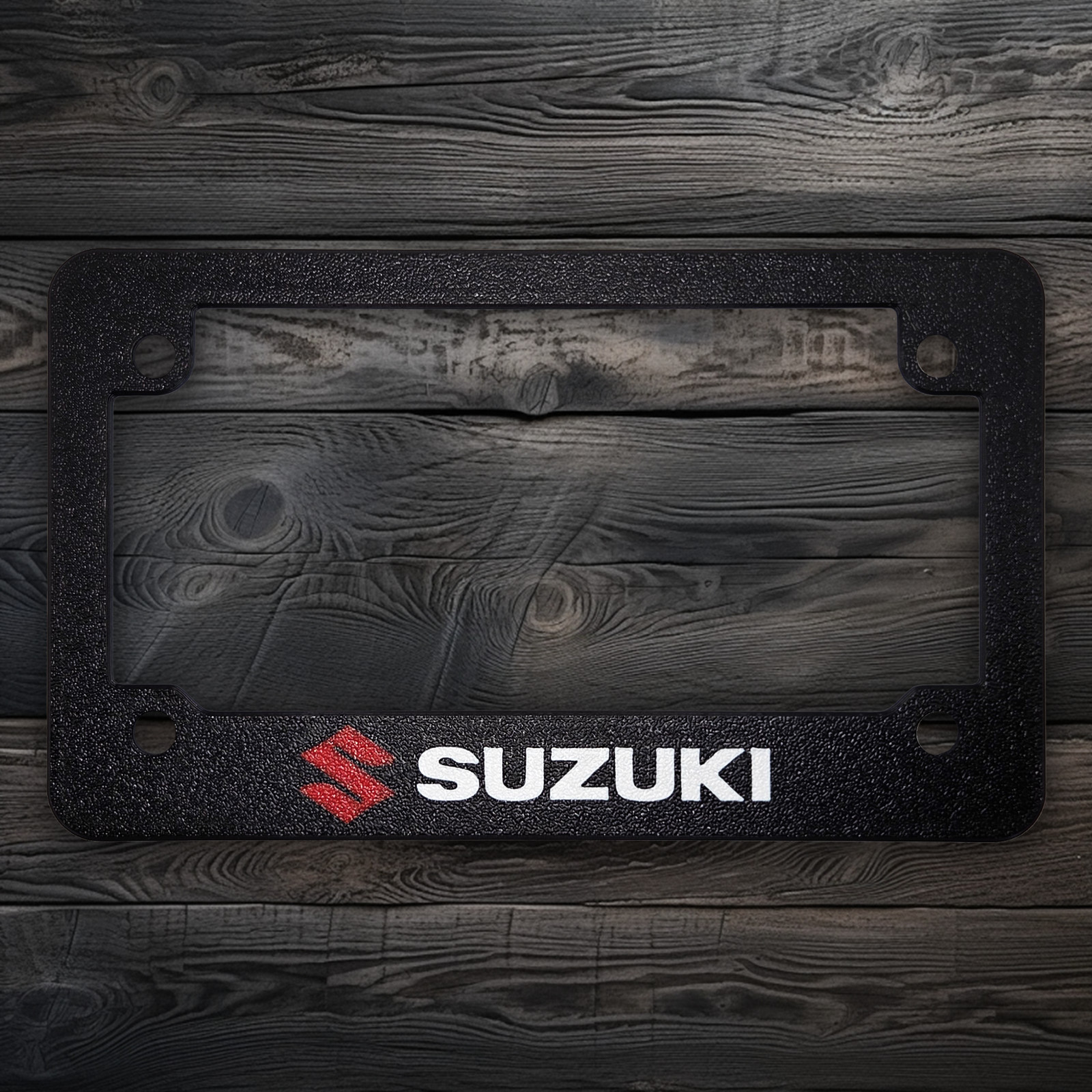 For Suzuki Motorcycles Textured License Plate Frame (ALL MODELS & YEARS)