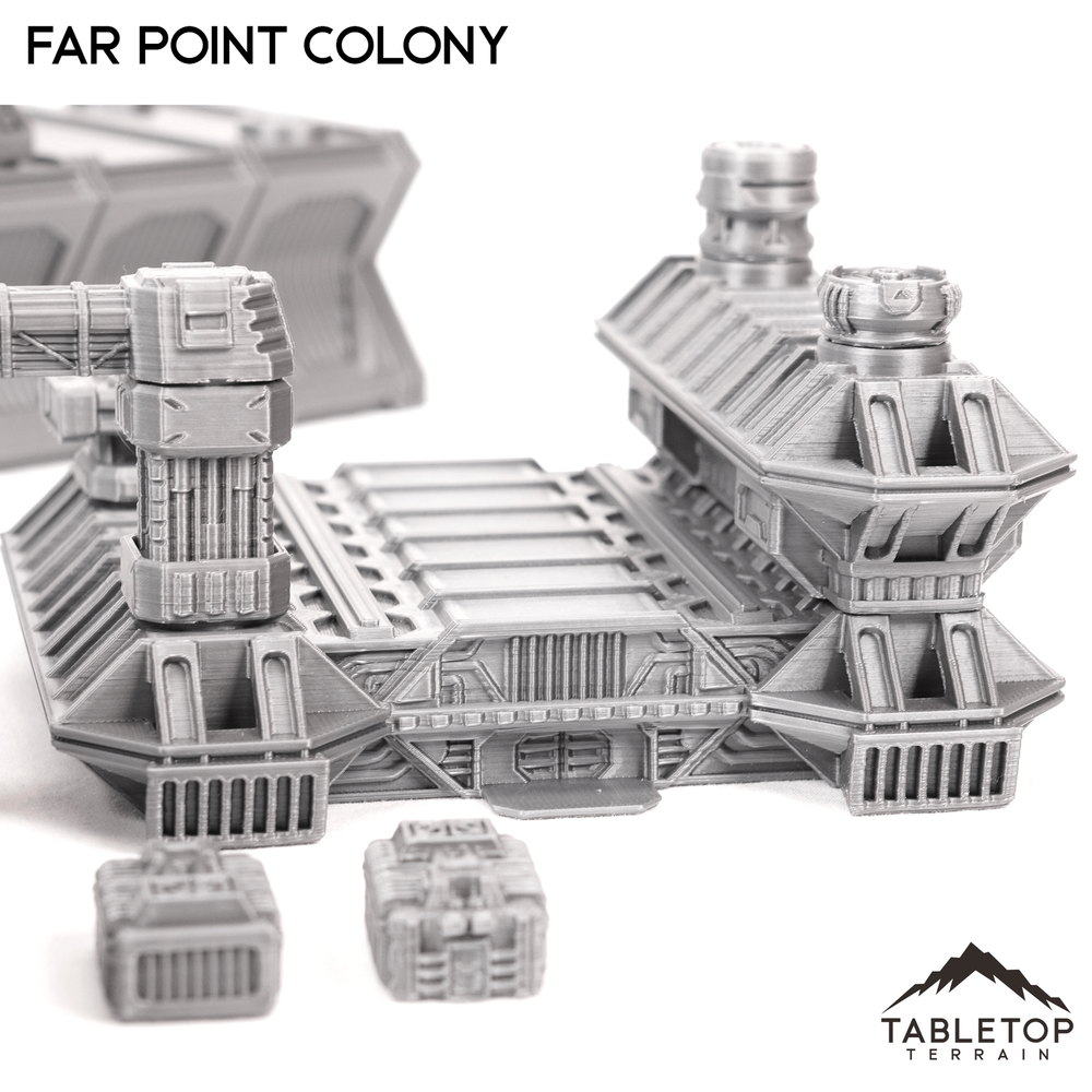 Farpoint Colony TechScape - 6mm - Small Scale Mech Wargames 6mm 8mm