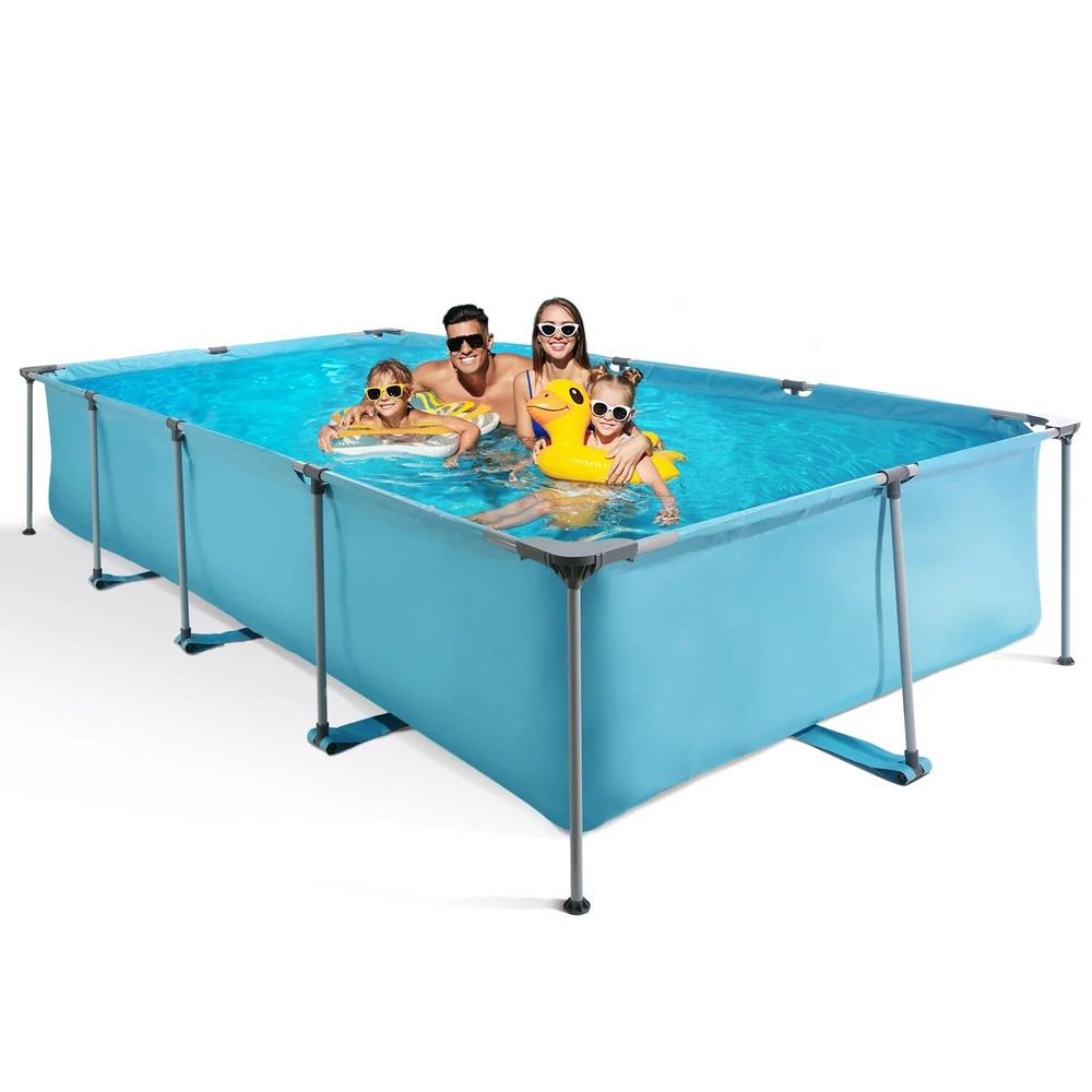 Above Ground Swimming Pool 15ft Rectangle Frame 178" x 87"