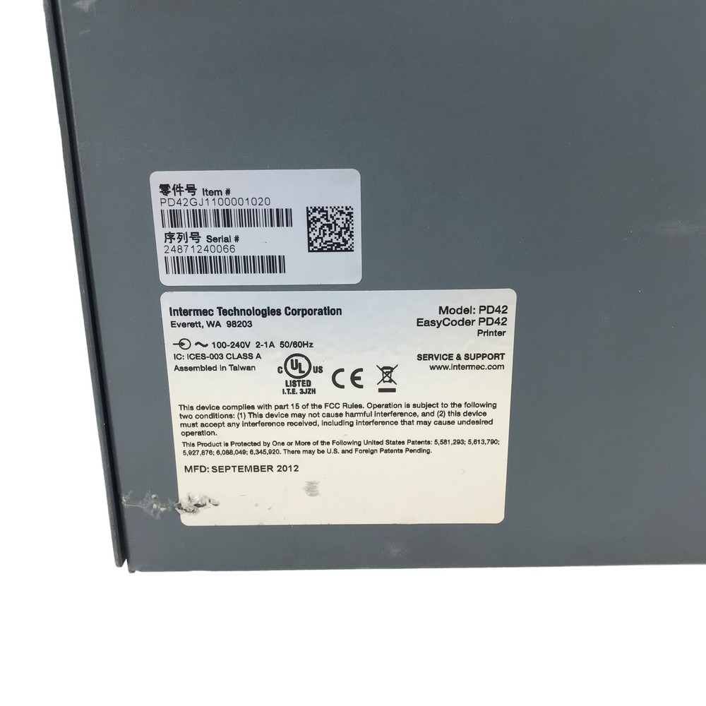 Intermec EasyCoder Model: PD42 Thermal Label Printer #IS7954