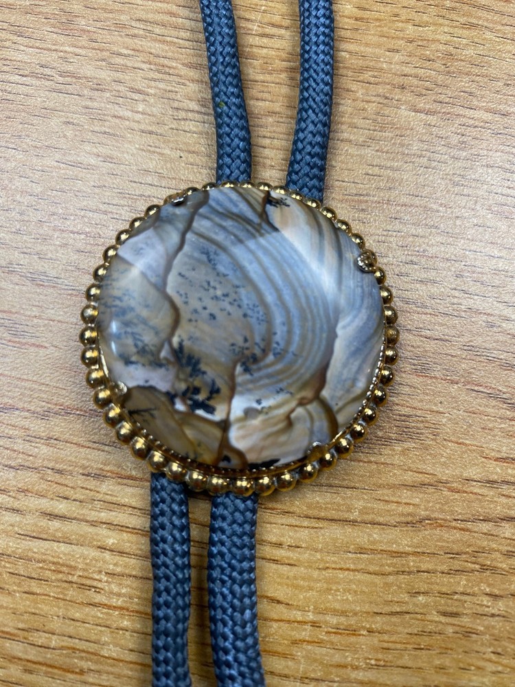 Brown Stone Bolo Tie