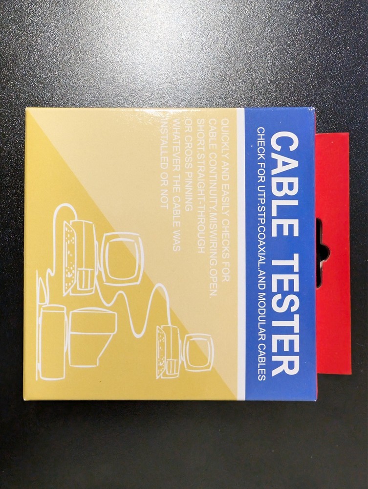 RJ45, RJ11, RJ12 Cable Tester