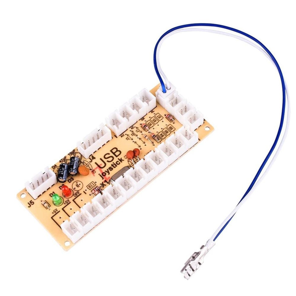 Quimat Zero Delay Arcade USB Encoder Board to Joystick for Mame Jamma Other PC S