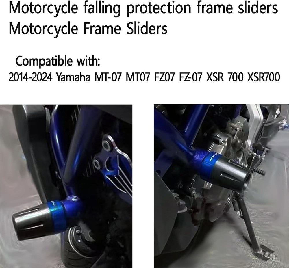 Frame Sliders, Motorcycle falling protection frame sliders Compatible with