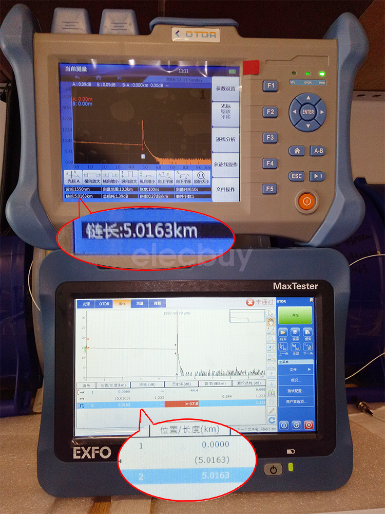 New Fiber Optical Time Domain Reflectometer (OTDR) English Language Version