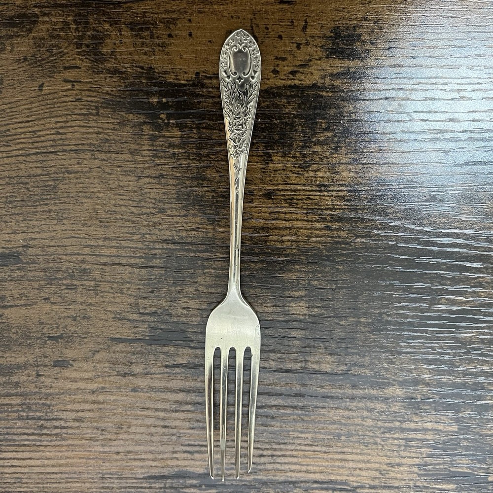 Vintage Potter Silva Sheffield Silver Fork 7” Long
