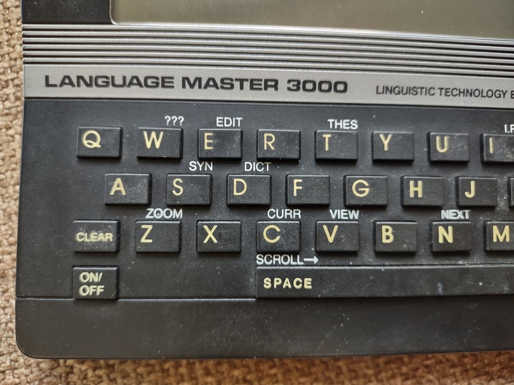 Franklin Computer Language Master LM3000 Dictionary Thesaurus Works Tested Works
