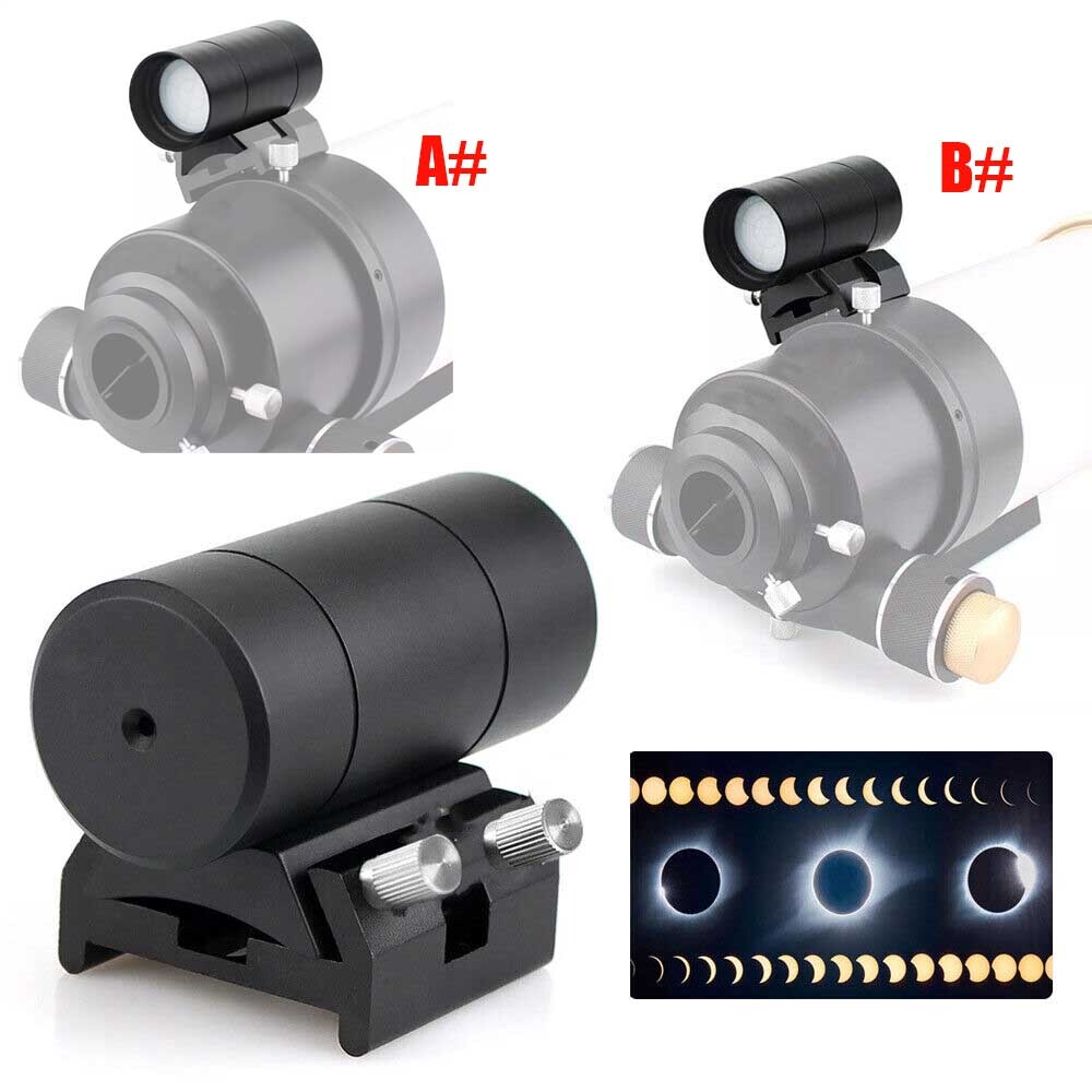 Solar Finder Scope Metal for Sun Positioning Solar Eclipse Observation+Base Kit