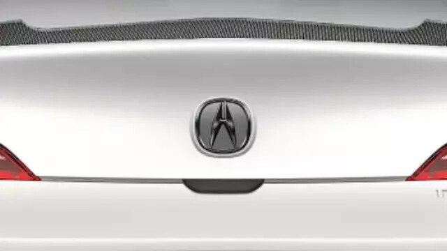 Genuine Acura Integra Rear (A) Emblem Nameplate Badge (Gloss Black) (08F20-3S5-2