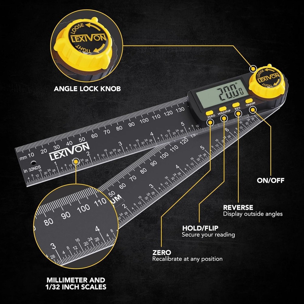 Accurate Digital Protractor for Precision