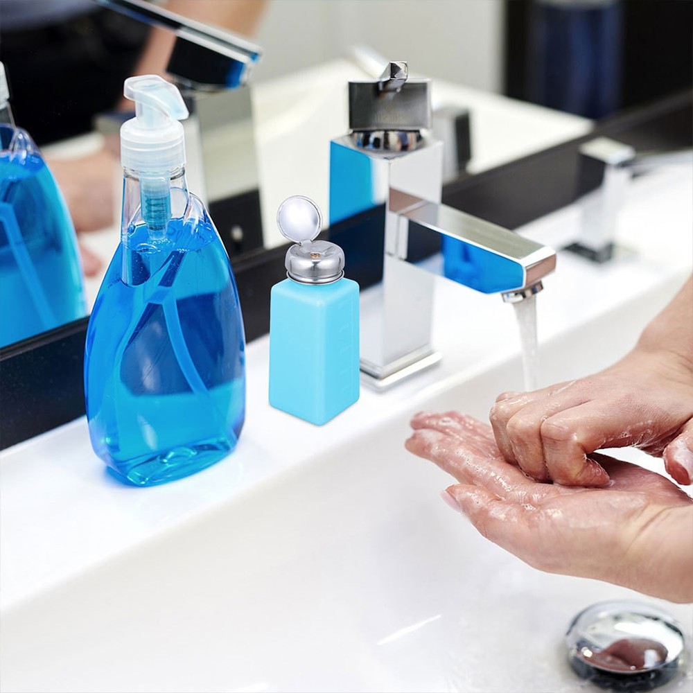 Plastic Push Down Pump Dispenser Bottle 250 ml for Car Interior Cleaning