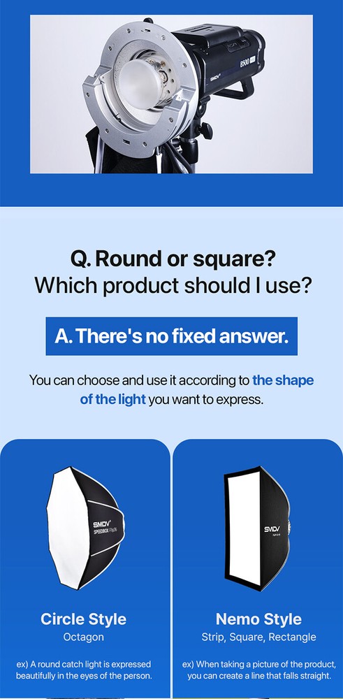 SMDV FLIP NEMO 60x90 Quick Soft Detachable Rectangular Diffuser Speed-Box+Pouch