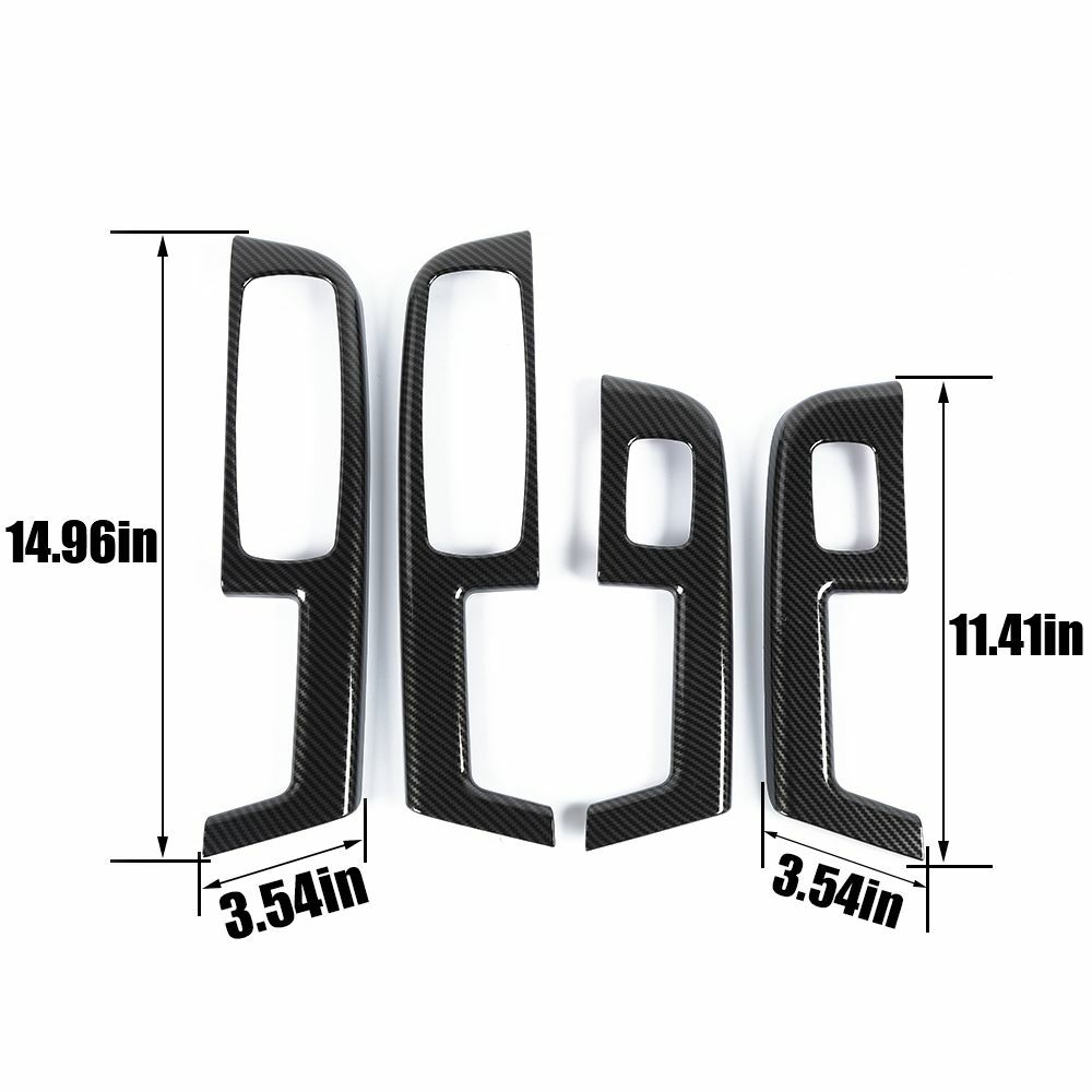 Window Lift Switch Button Adjust Panel Cover Trim For Dodge Nitro 2007-12 Carbon