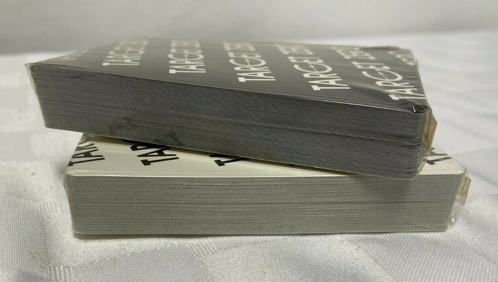 Vintage 2 Decks Gemaco Target Zero Playing Cards