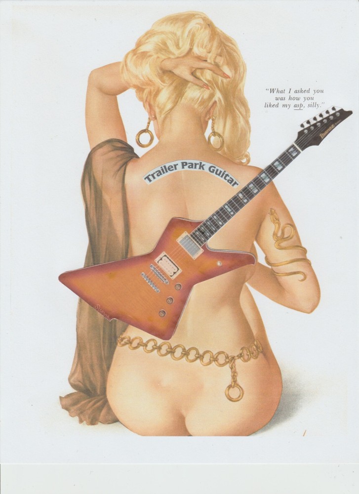 THE ALMOST FIRST ACT GUITARS DUSTY REDMON - PRINT AD a5