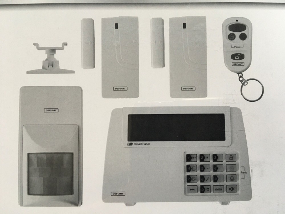 Defiant Wireless Home Security System NO Bluetooth/Internet connection required