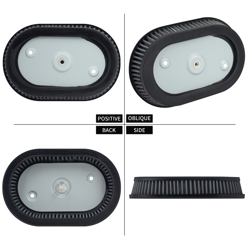Grey Air Filter Cleaner Element Replace For Harley M8 114 Softail Touring 17-23