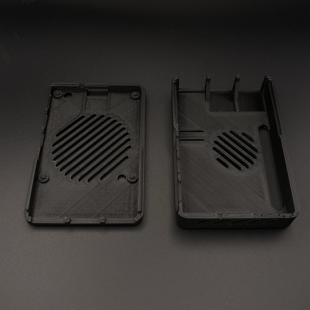 Raspberry Pi 5 Case | Snap Fit | Active Fan Cooler Compatible | Black PLA