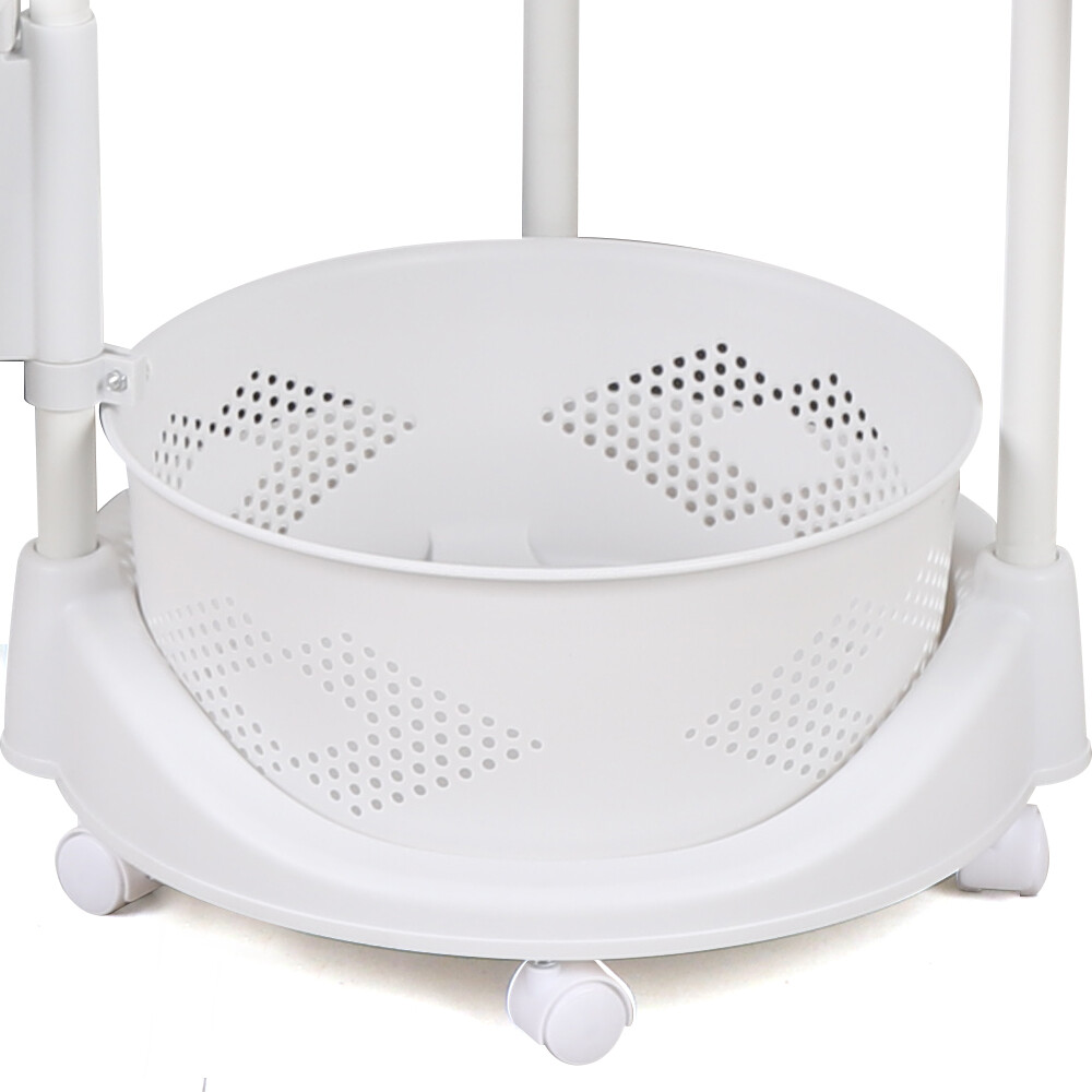 5 Tier Round Rotating Kitchen Storage Shelf Fruit Vegetable Storage Basket
