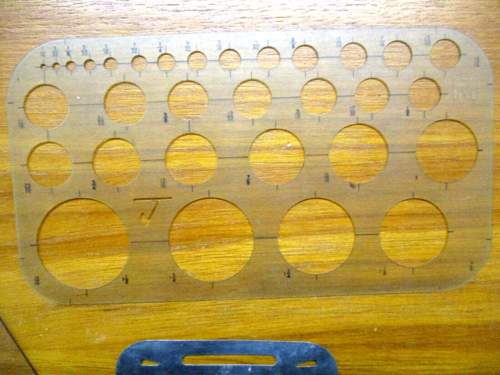 Lot Vtg Drafting Engineer Templates K+E Elastic Stop Nuts Plastic Metal Dietzgen
