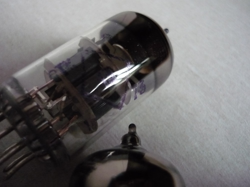 8pcs. 6N23P-EV / 6Н23П-ЕВ = ECC88 Double triode MILITARY. NEW. ONE BATCH 03-1973