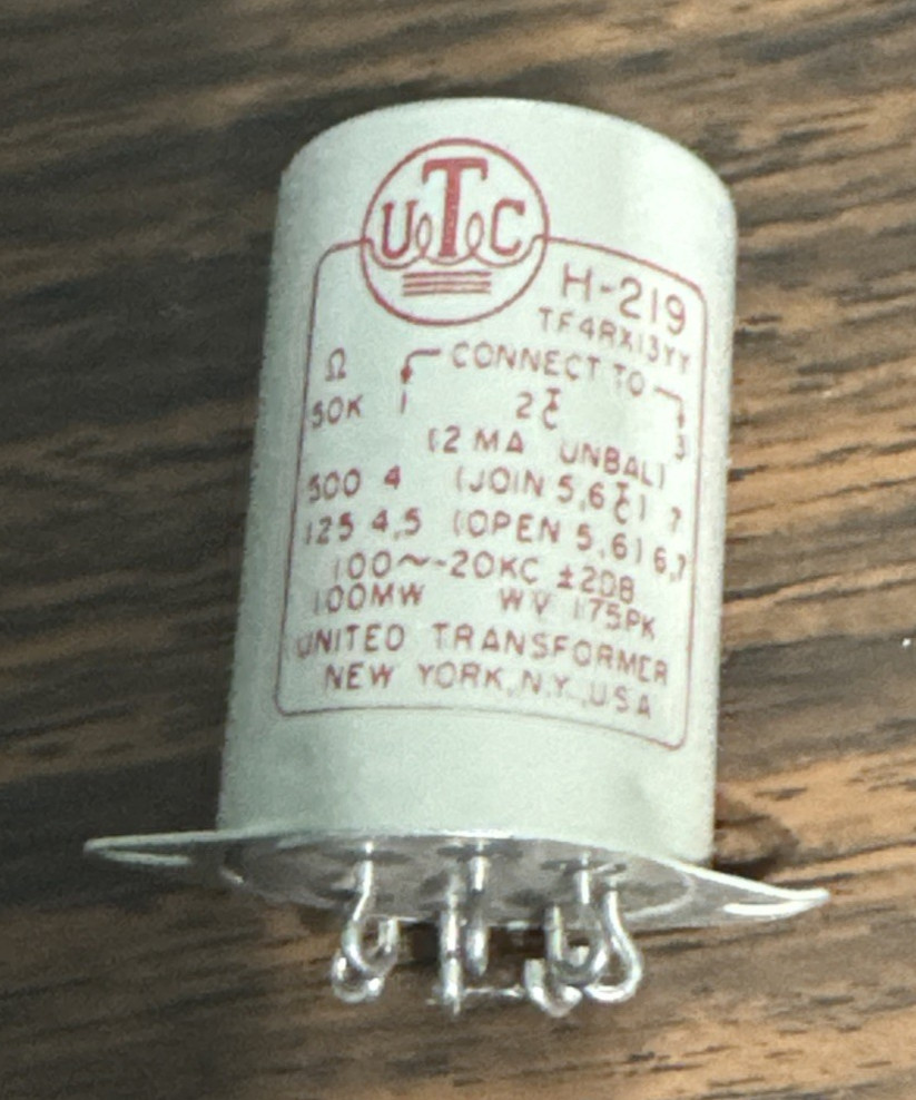 UTC H-219 Vintage Transformer