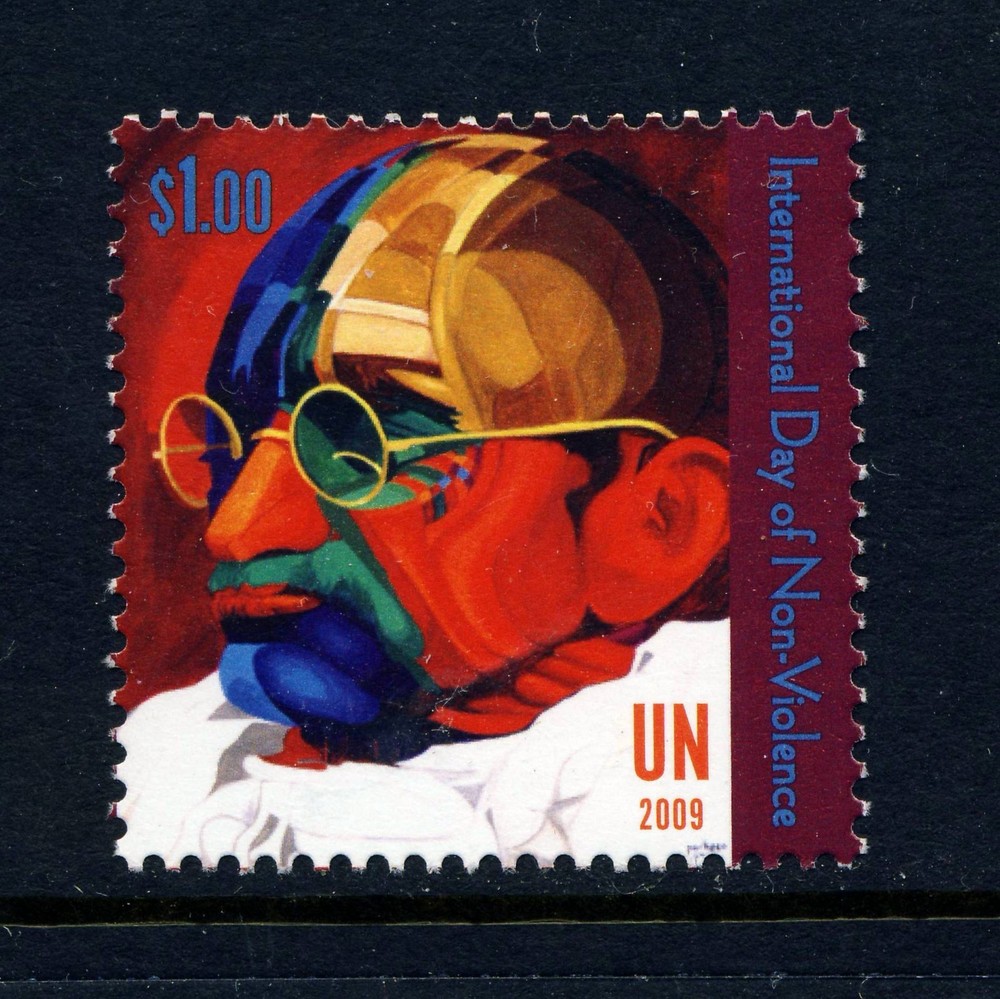 UN - NEW YORK . 2009 Mahatma Gandhi, Non-Violence . Mint Never Hinged