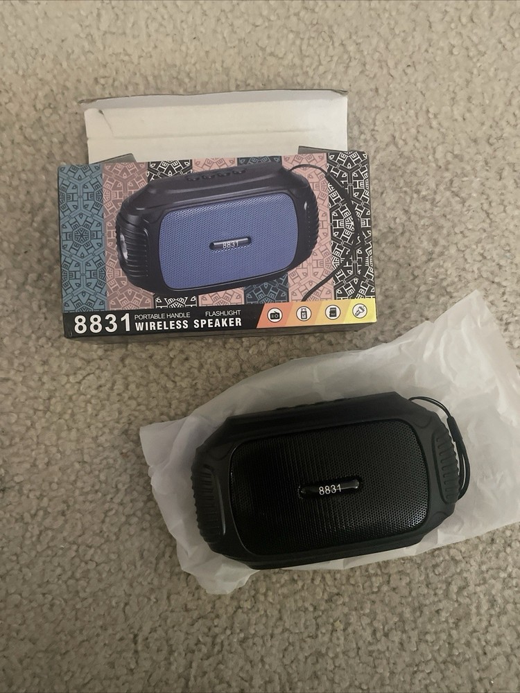 Portable Wireless Bluetooth Speaker And Flashlight Model 8831