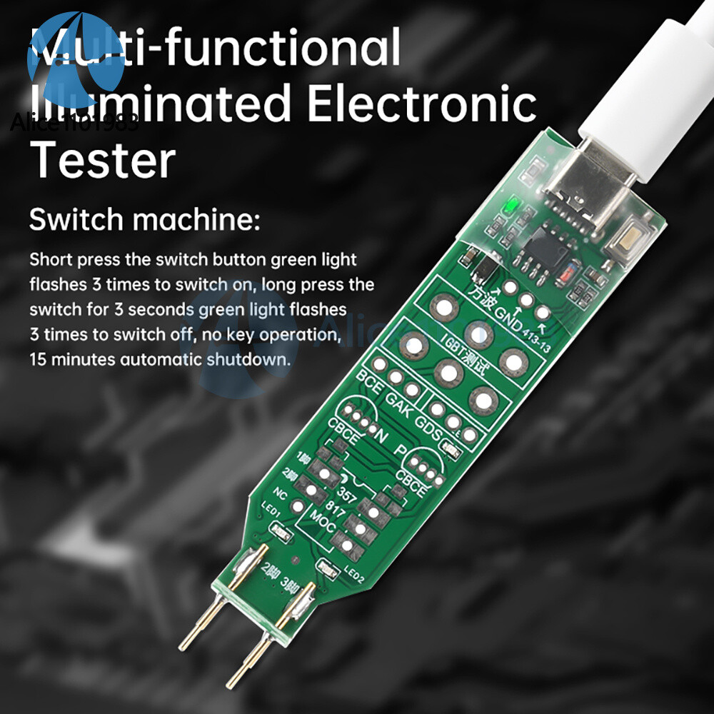 Multi-functional Light-emitting Electronic Tester Triode MOS IGBT Repair Tester