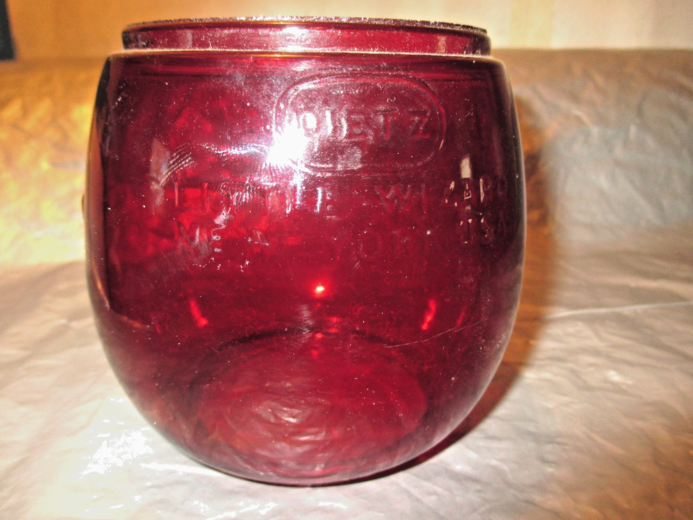 DIETZ~~RED LITTLE WIZARD LANTERN GLOBE