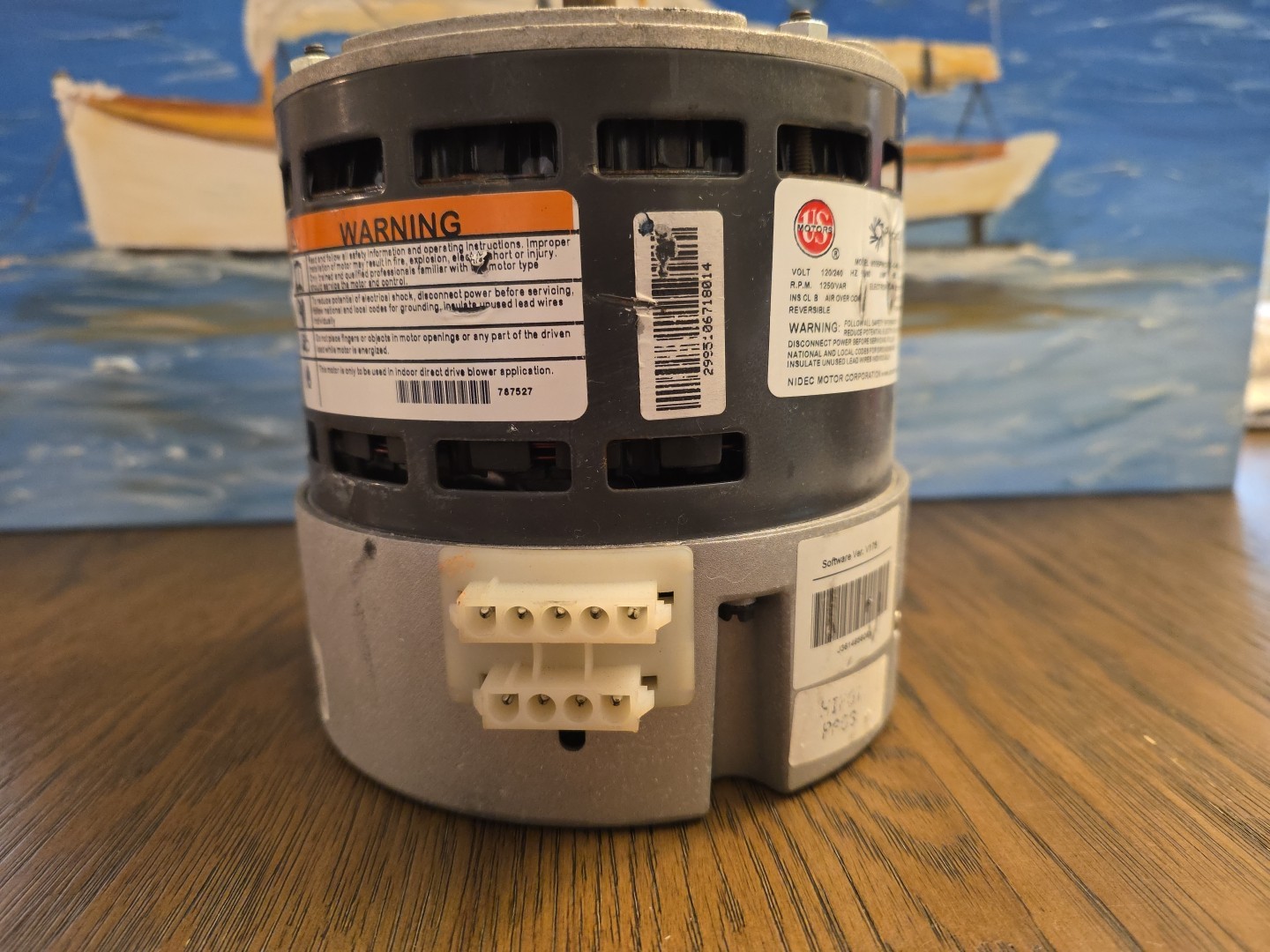 US Motors Furnace Blower Motor 1/2 HP Motor Model M055PWCVT-0344