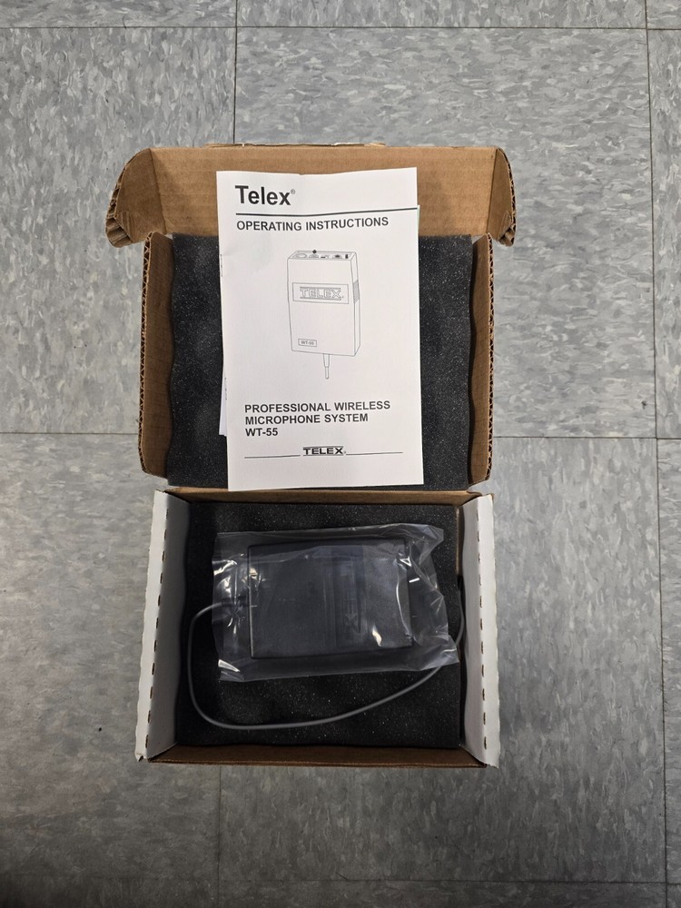 TELEX BODY PACK FREQUENCY 210.100 mHz