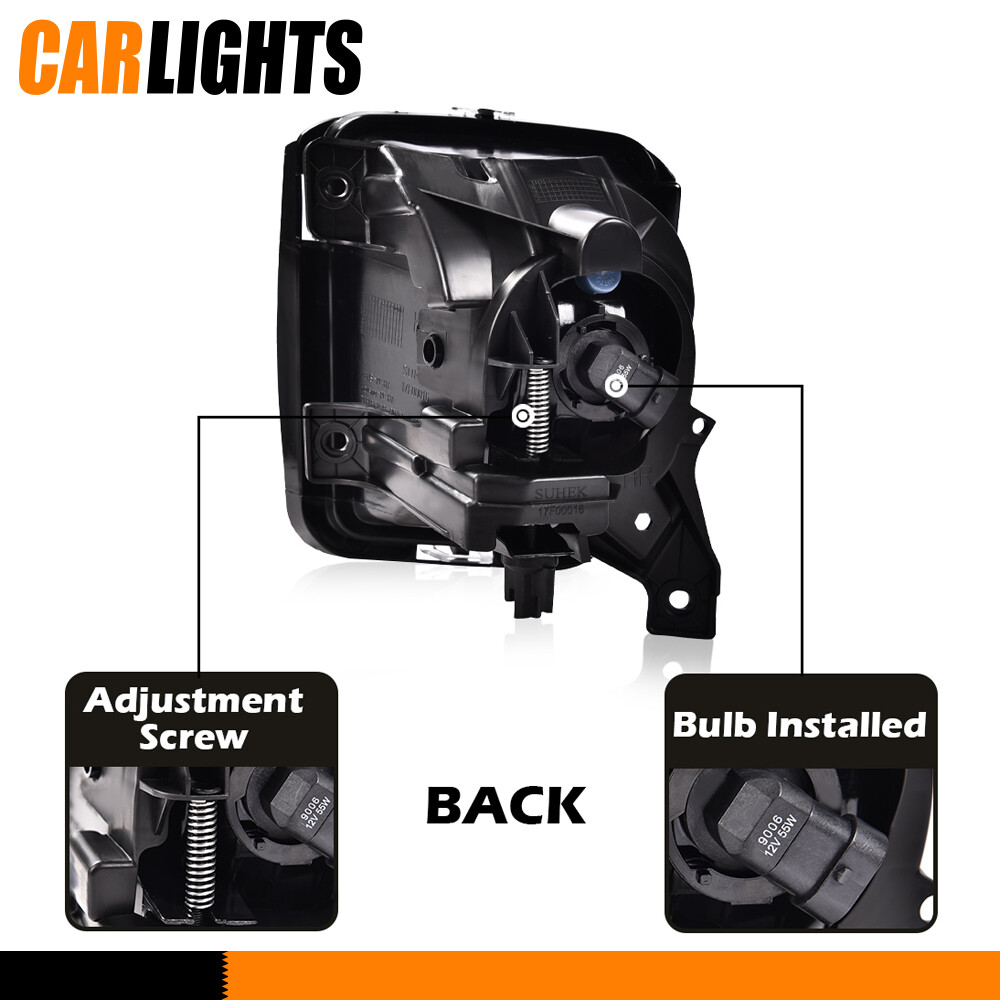 Fit For 2013 2014 2015 2016 2017 2018 Dodge RAM 1500 Bumper Clear Fog Lights