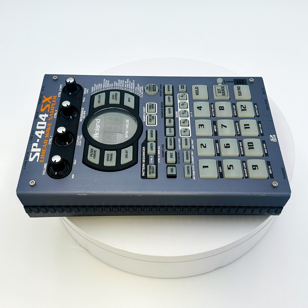 Roland SP-404SX Compact Linear Wave Sampler Tested Good Condition