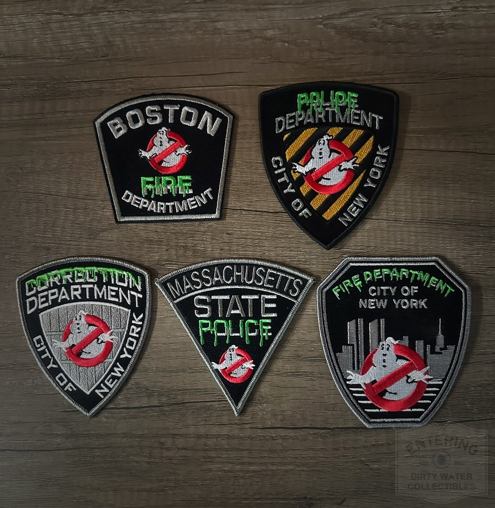 Police/Fire Ghostbusters Cosplay Patch Set!