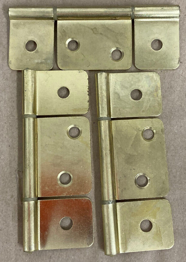 3 Pack) FASTEC #H1309B Interior Hinge 3-Leaf, 1.125 in. Flag, Non-Mortised