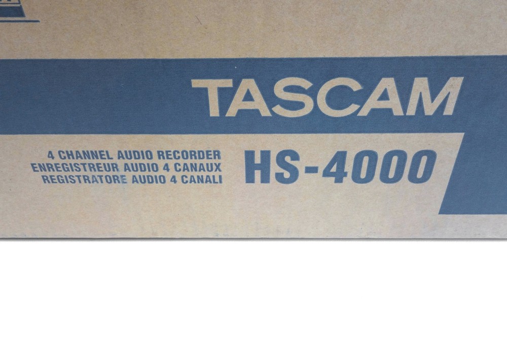 TASCAM HS-4000 2x STEREO SOLID STATE DIGITAL RECORDER/S WITH NETWORK & TIMECODE