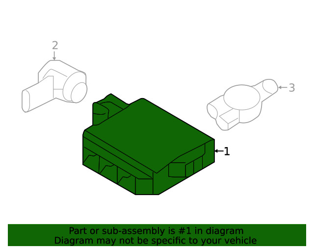 Genuine Volkswagen Control Module 5QA-919-294-G