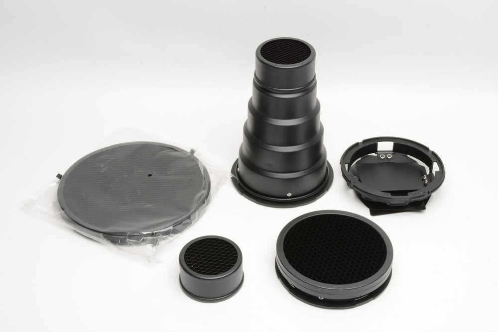 Huge bundle of Electronic flash accessories, Snoot, diffusers, filters+++++++
