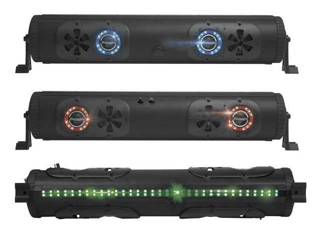Bazooka Bluetooth Party Bar G2 with Double-Sided RGB Illumination 24" Black