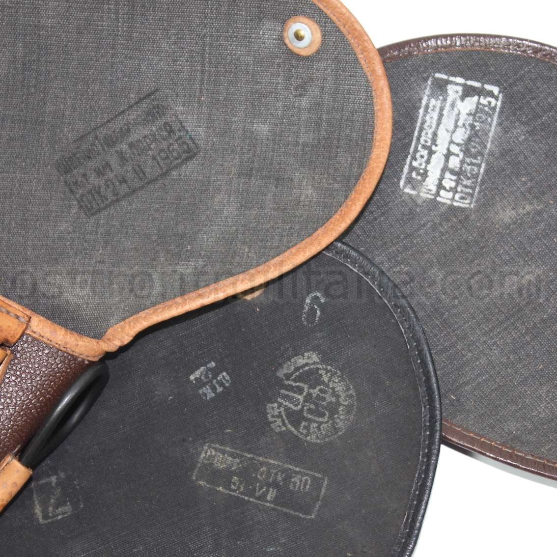 Original Soviet holster for Nagant M1895 revolver with accessories