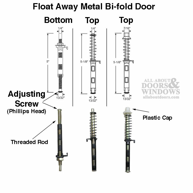 Floataway Pivot Bracket, Bifold Closet Door