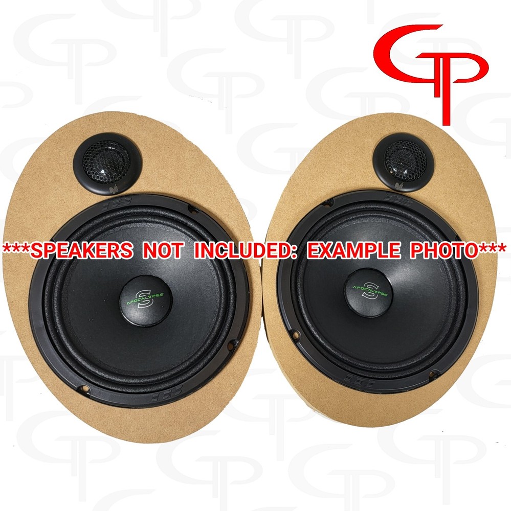 1 Pair 6" x 9" MDF Speaker Ring Adapter 6.5" component set SPEAKER MOUNT Spacer