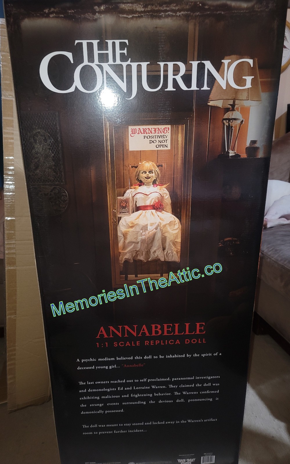 Trick Or Treat Studios The Conjuring Movie Annabelle Doll Prop Replica 1:1 Scale