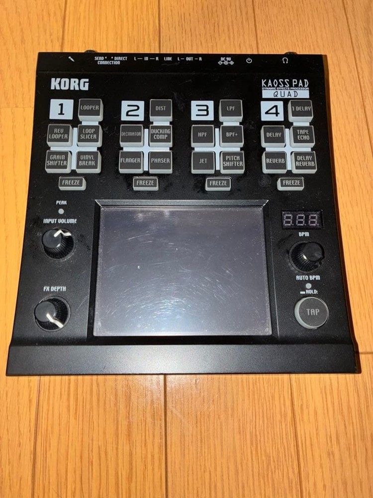 KORG Kaoss Pad Quad KP-QUAD DJ Effects Processor Touchpad Sampler Looper Used
