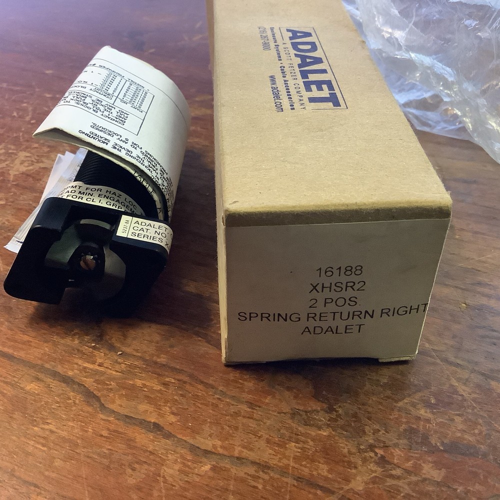 Adalet XHSR2 Selector Switch Spring Return Right(new)