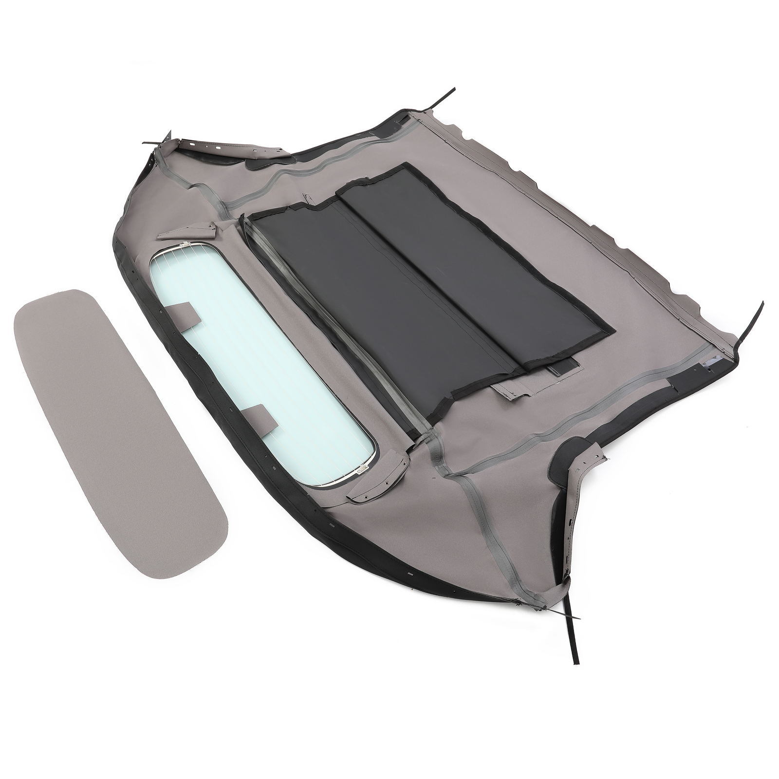 KOJEM For Nissan 350Z 2003-2009 Black Convertible Soft Top &Heated Glass Window