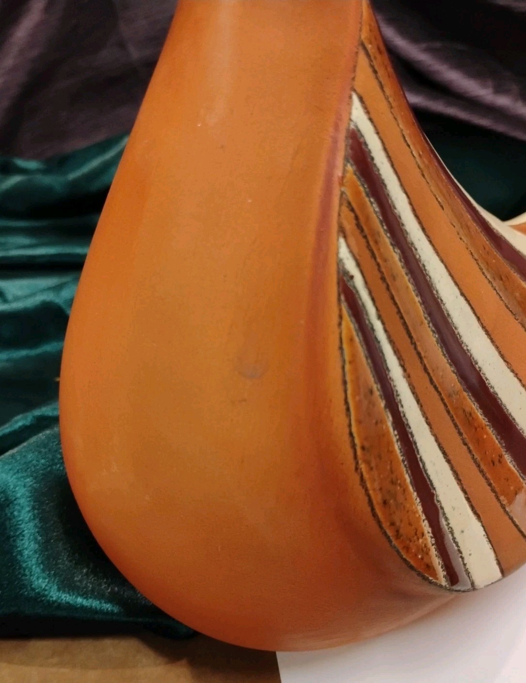 Vintage EDUARDO VEGA Modernist Red Clay 8 Dove Sculpture Pottery, Nice!